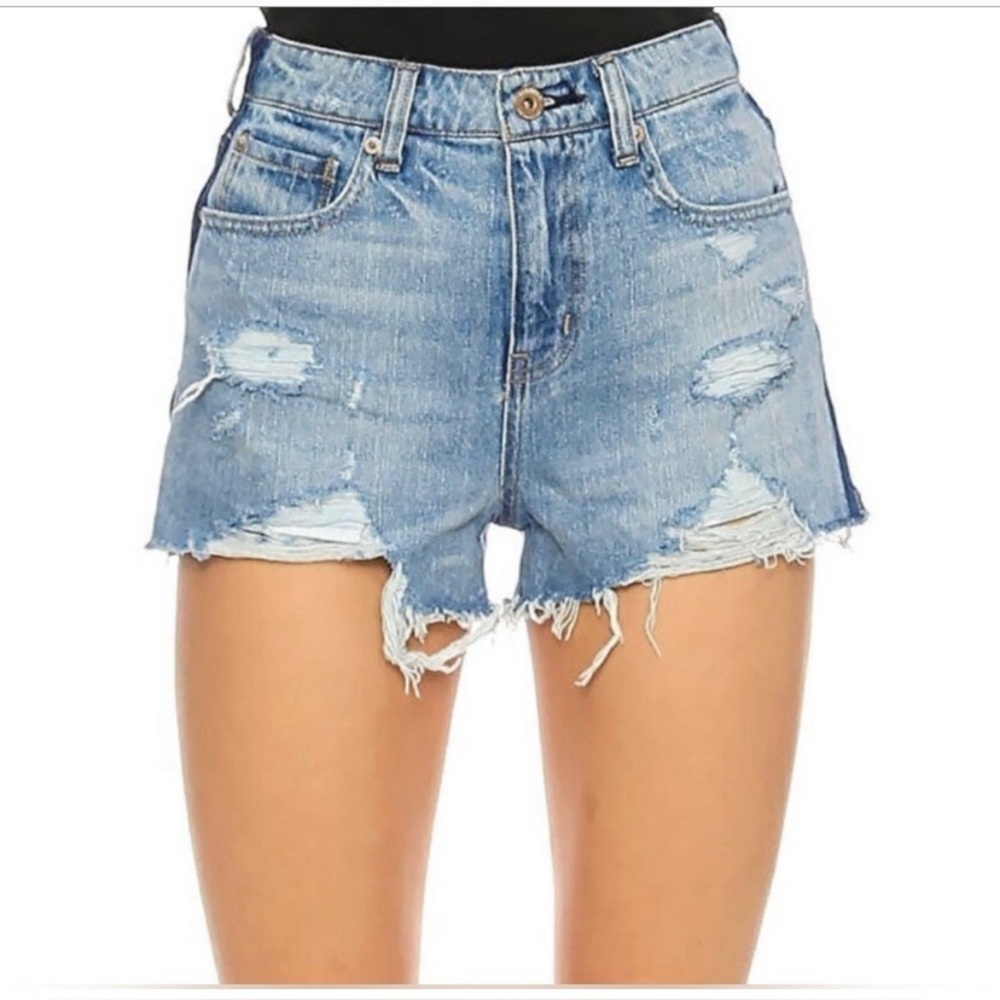 Pistola Nova Relaxed High Rise Cut Off Shorts